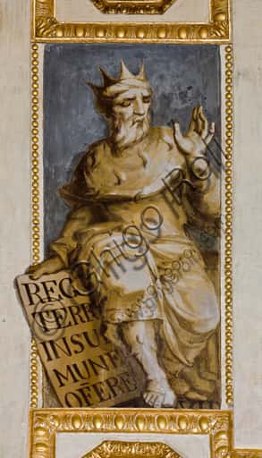 King David Fresco by Bergamasco in St. Lawrence Cathedral, Genoa