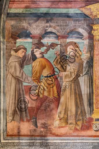 Fresco of St. Anthony Freeing a Possessed by Jacopo Vincioli