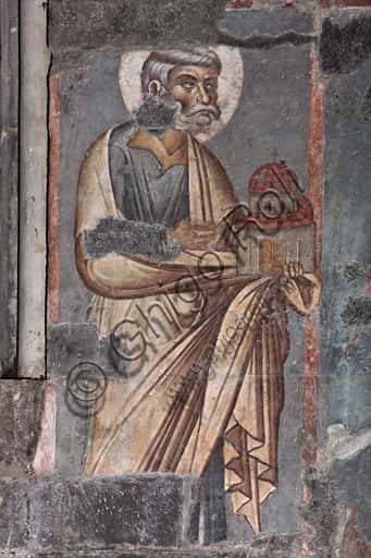 Fresco of St. Peter, Genoa Cathedral: Analysis of a Byzantine-style Fragment