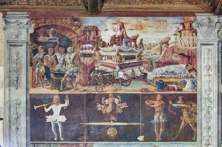 Affresco 'Settembre' nel Salone dei Mesi di Palazzo Schifanoia
