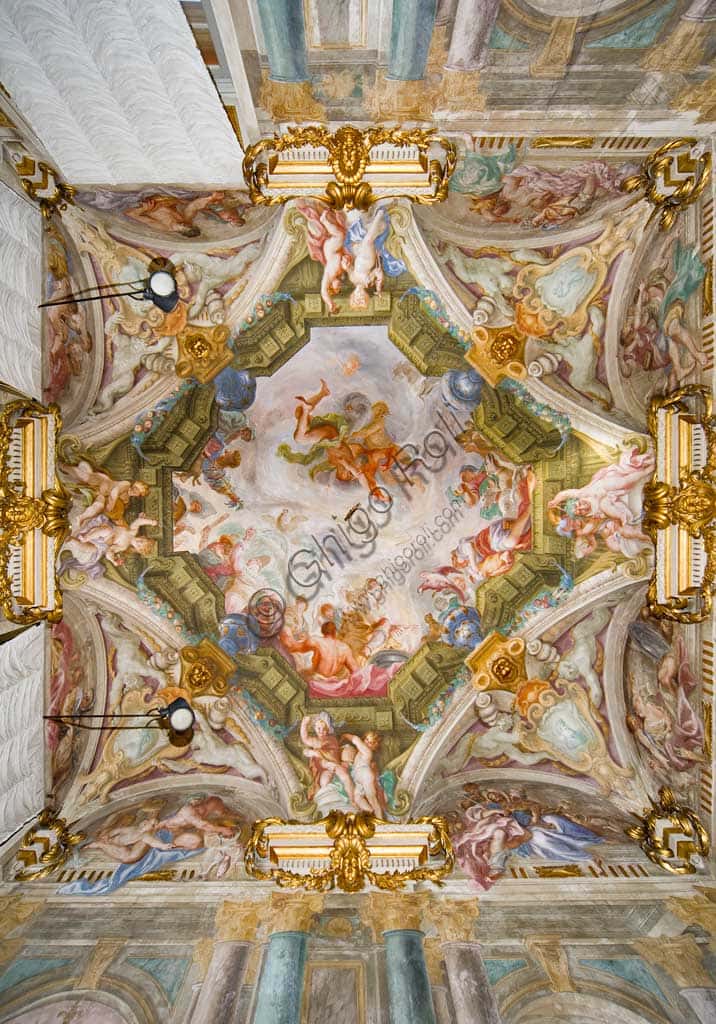 Domenico Piola's Frescoed Ceiling in Palazzo Rosso, Genoa