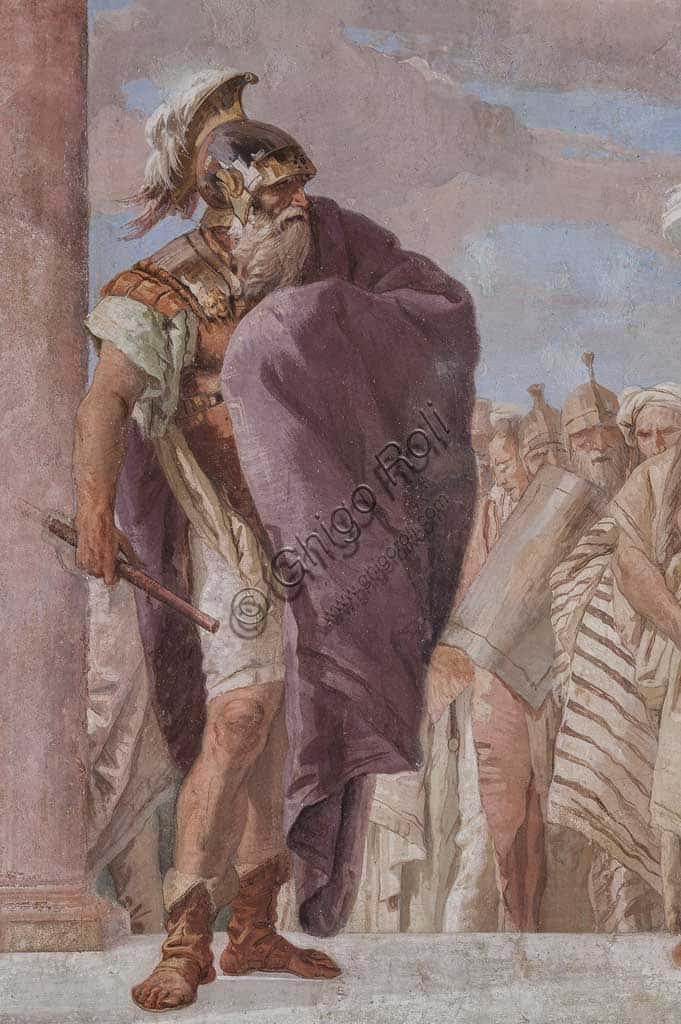 King Agamemnon in Tiepolo's Iliad Fresco at Villa Valmarana ai Nani