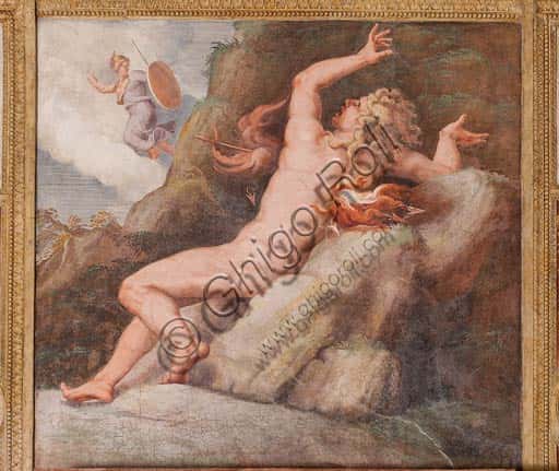 Ajax Struck by Lightning Fresco in Mantua's Ducal Palace