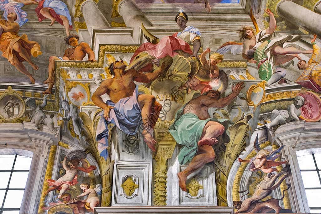 Allegoria dell'Africa di Andrea Pozzo: Affresco nella Chiesa di Sant'Ignazio, Roma