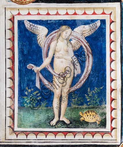 Allegoria della Provvidenza del Pinturicchio nella Libreria Piccolomini