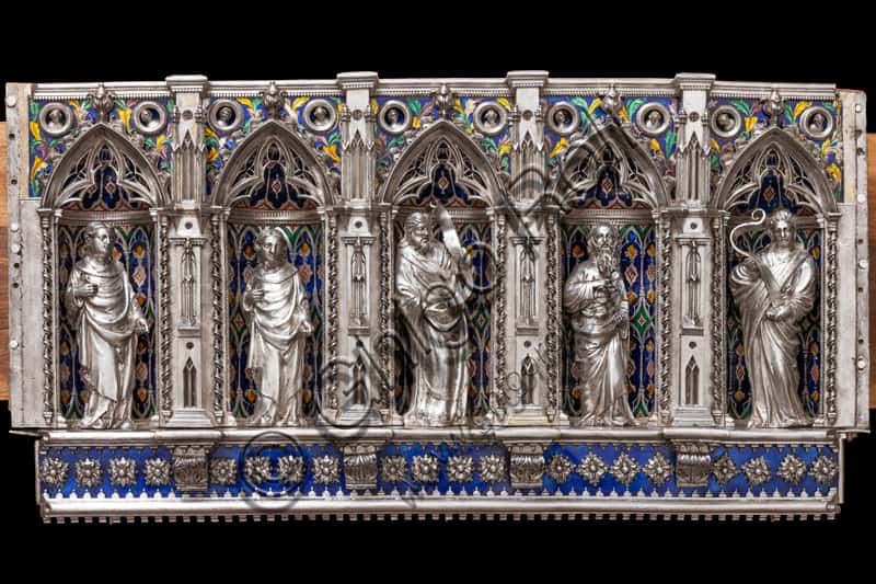 The Silver Altar of St. John's Treasure: Detail of Prophets and Saints