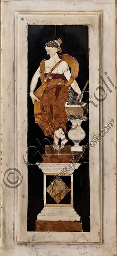 Main Altar of St. Corona Church in Vicenza: Marble Tabernacle and Inlays