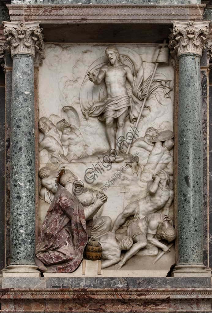 Altiorilievo della Resurrezione nel Mausoleo di San Pio V a Santa Croce