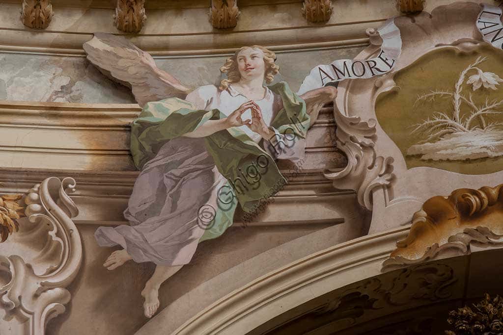 Affresco della Cupola: Assunzione di Maria nel Santuario di Vicoforte