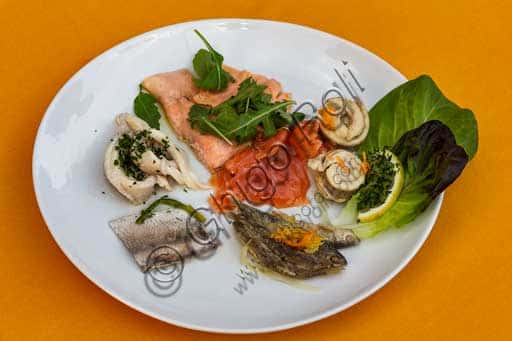 Antipasto Freddo di Pesce del Lago Maggiore all'Imbarcadero, Isola Pescatori