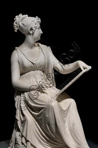 Antonio Canova's Sculpture: Princess Leopoldina Esterhazy While Painting (1805-1818)