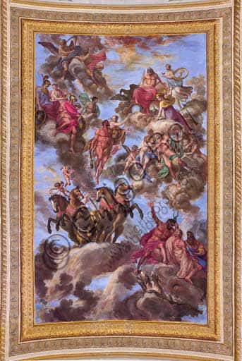 Apoteosi di Ercole di Giuseppe Velasco: l'affresco del Palazzo dei Normanni