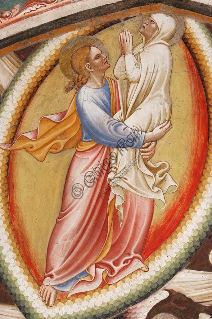 Assunzione della Vergine: Cristo trasporta Maria in mandorla mistica