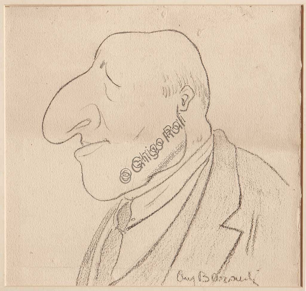 Augusto Baracchi's "Caricature" Drawing (1878-1942) | Assicoop-Unipol Collection