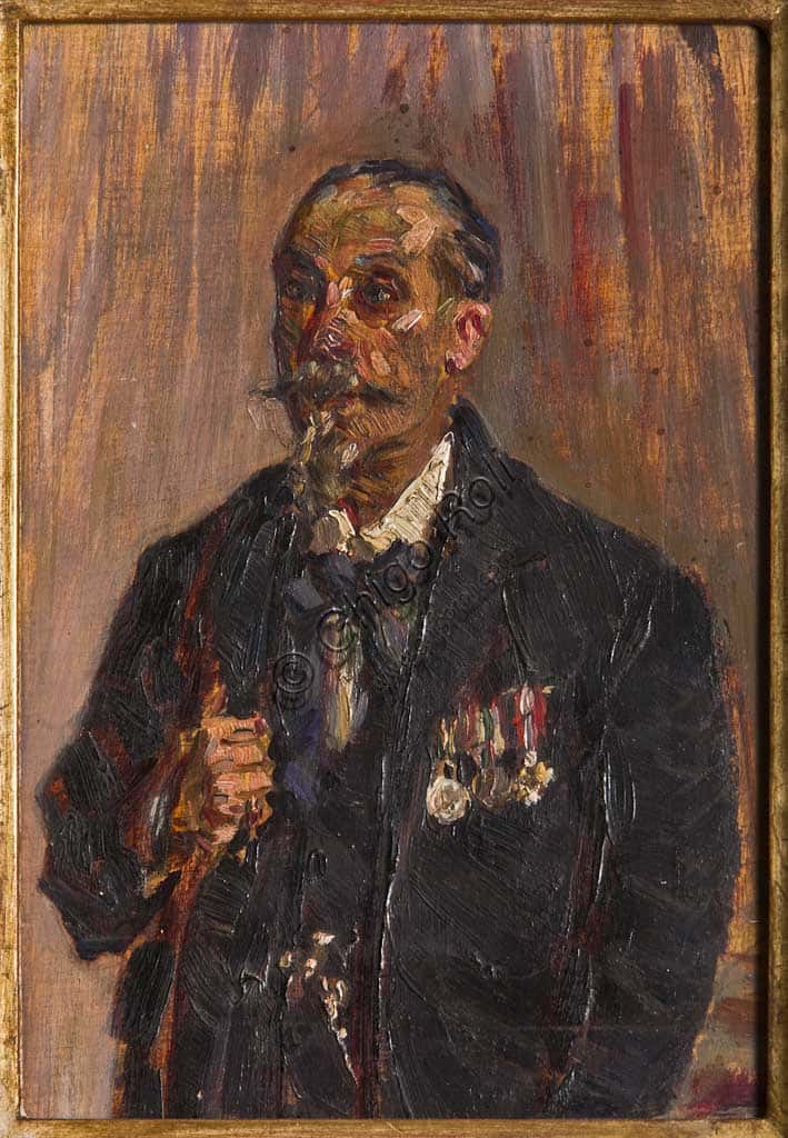 Augusto Valli, Portrait of Knight Commander Tacchini Oil Painting