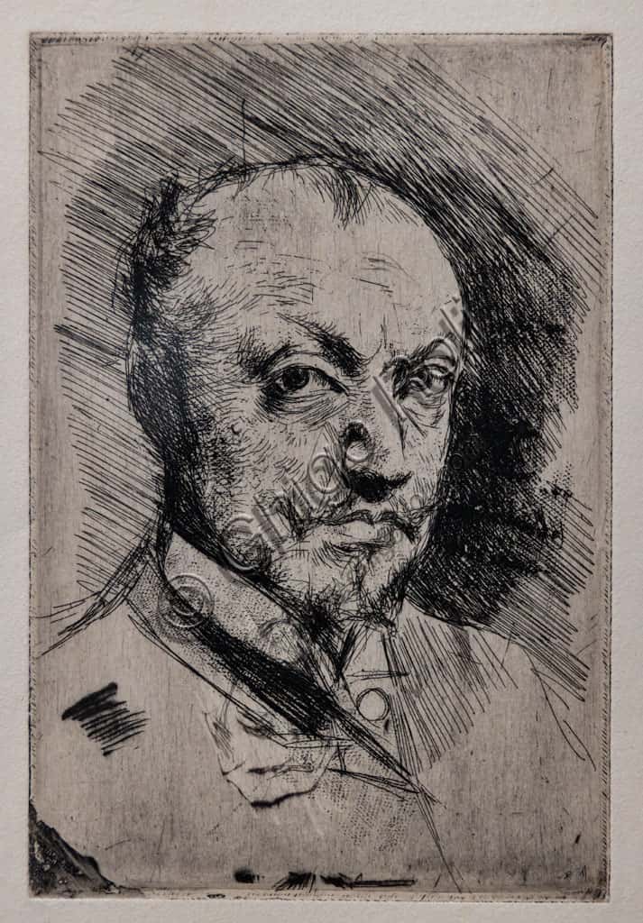 Giovanni Boldini Self-Portrait: Drypoint and Etching Analysis