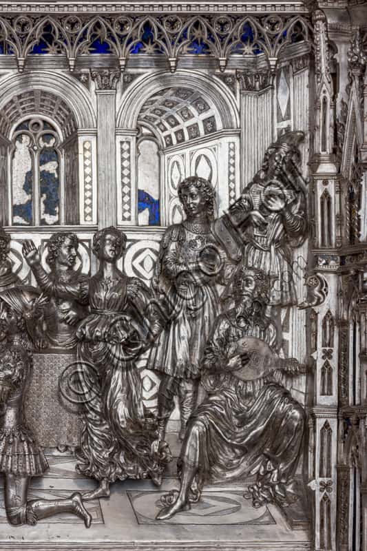 Herod's Banquet and Salome's Dance: Silver Altar Tile in Florence