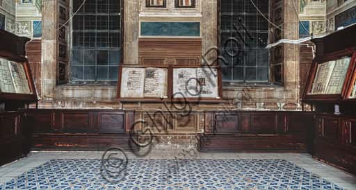 Bancone Ligneo di Neri Barili nella Libreria Piccolomini del Duomo