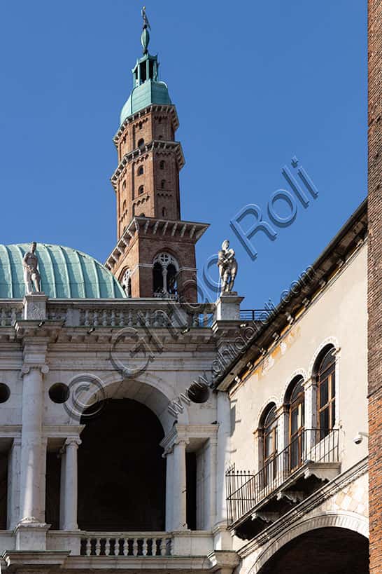 Northern View: The Palladian Basilica and Bissara Tower in Vicenza