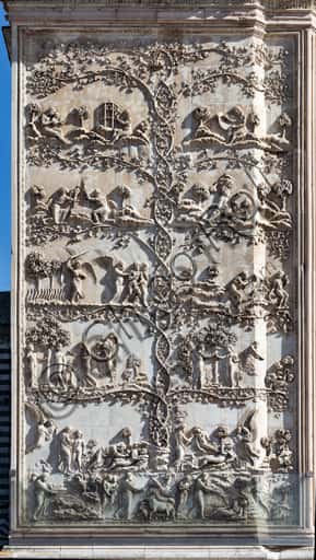 Bassorilievi dei Pilastri del Duomo di Orvieto: Storie della Genesi di Lorenzo Maitani