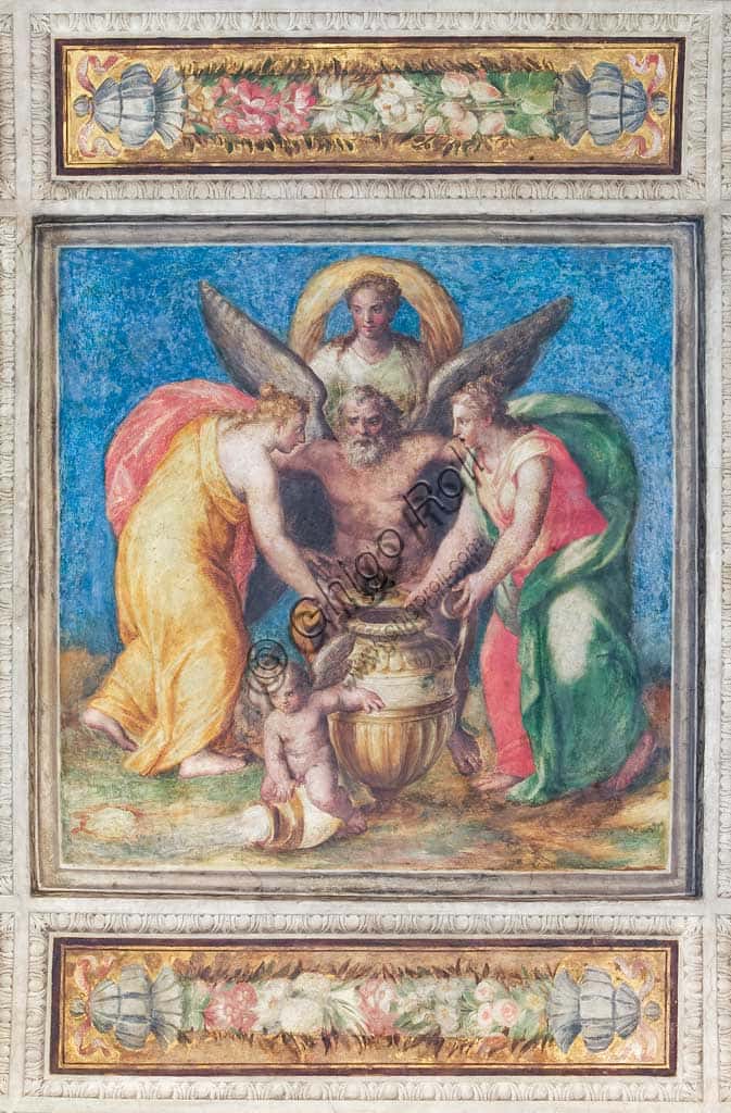 Time (Cronus) by Bastianino in the Estense Castle, Ferrara