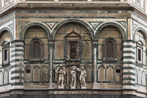 The Baptism of Christ Sculptural Group | Florence Baptistery by Sansovino