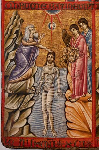 The Baptism of Jesus in the Triptych of the Master of Perugia (1270-5)
