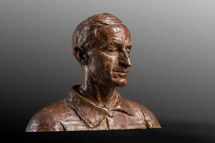 Busto in Terracotta di Liutaio Guicciardi di Benedetto Boccolari
