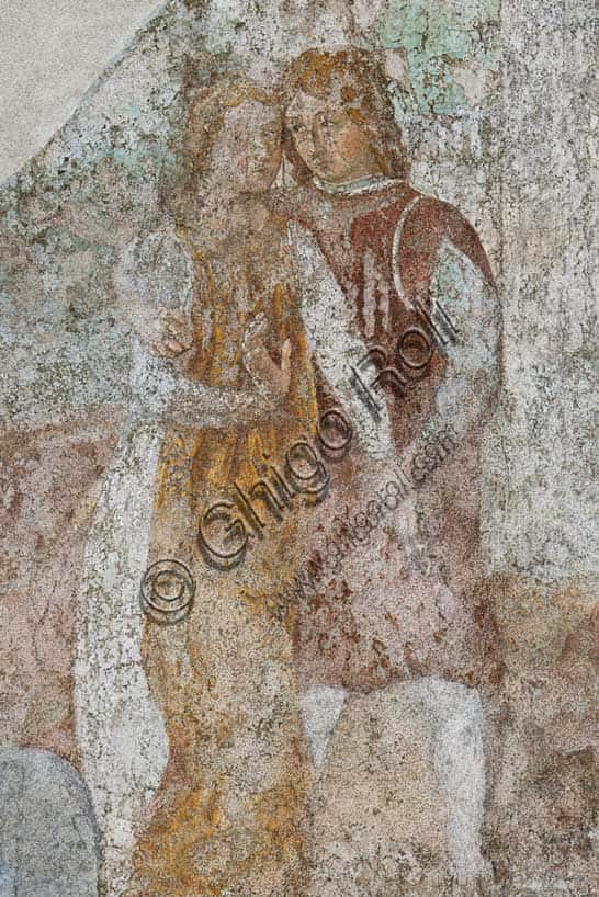 Benozzo Gozzoli Fresco: Meeting of Esau and Jacob & Rape of Dinah (Pisa, Monumental Cemetery)