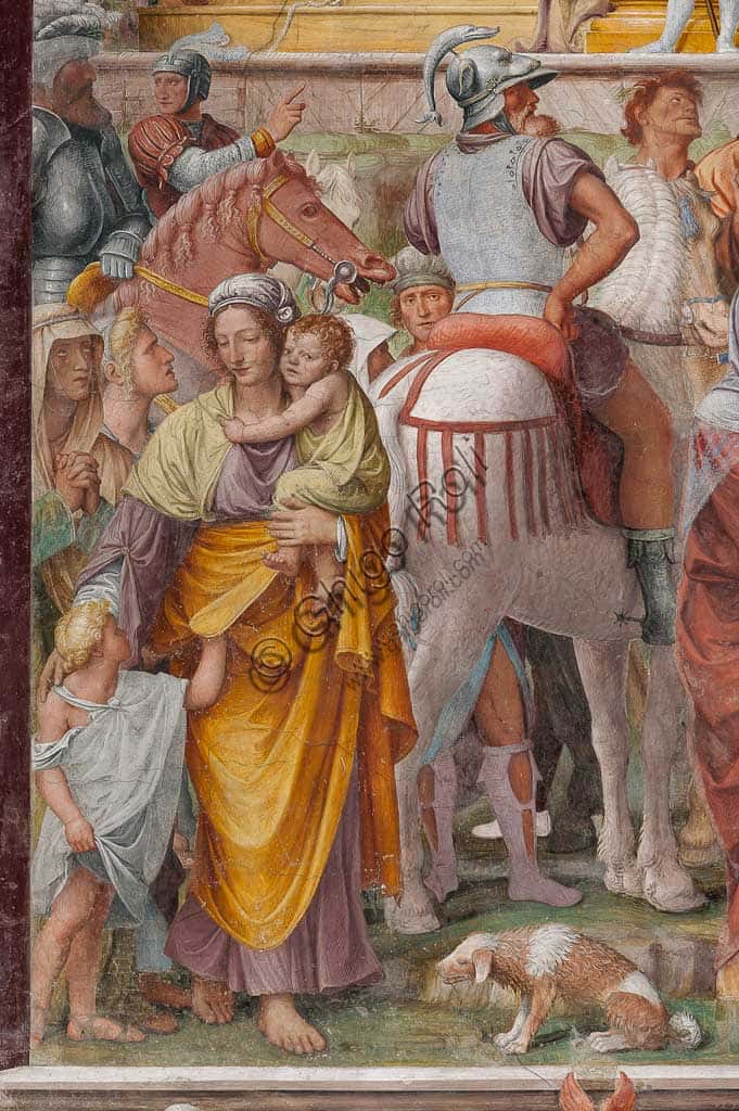 Bernardino Luini's Fresco 'Passion and Crucifixion of Christ', 1529: Detail