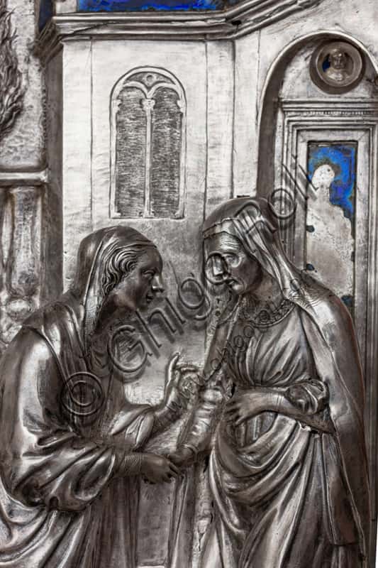 Visitazione: Formella di Bernardo Cennini per l'Altare d'argento di Firenze