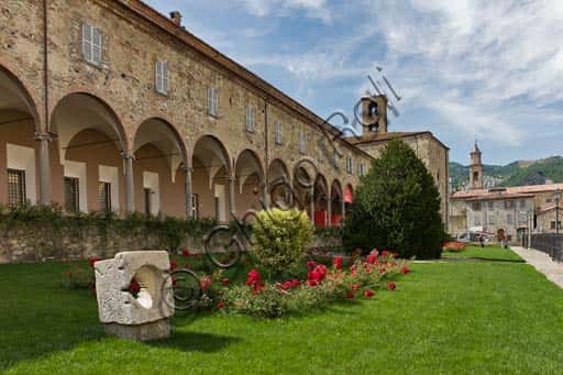 The External Porch of St. Colombanus Abbey in Bobbio