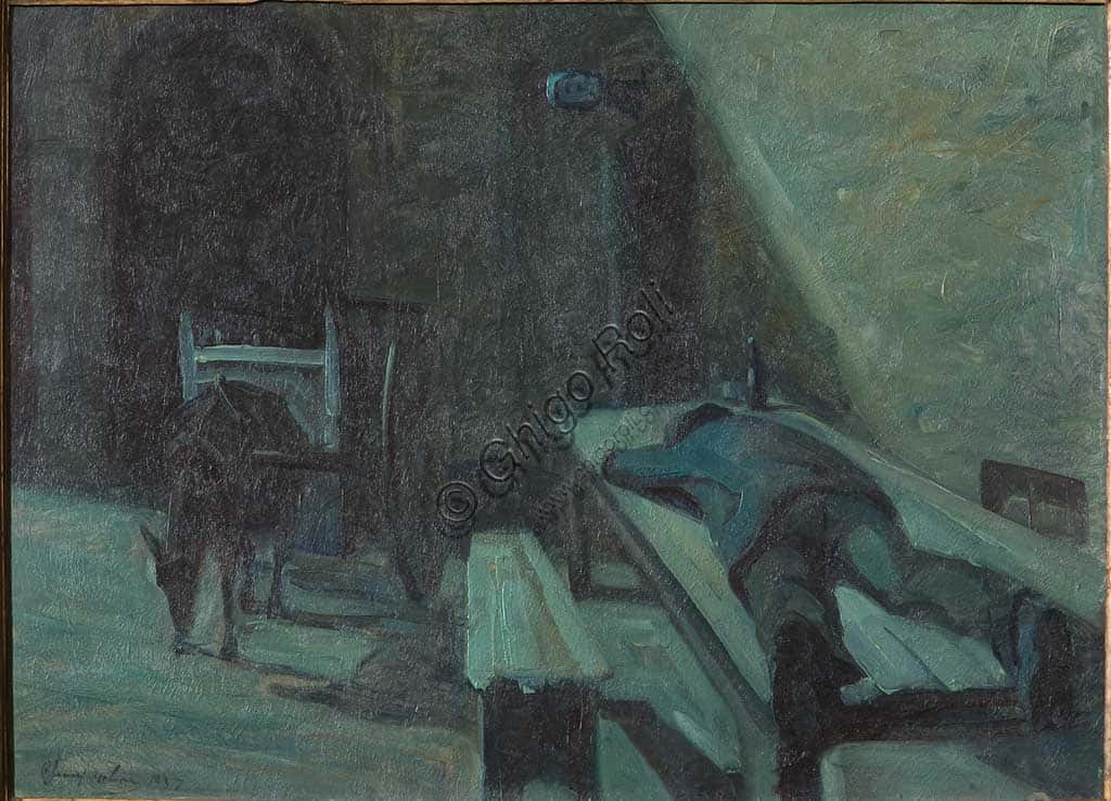 Bruno Semprebon, L'Ubriaco: Analisi della Pittura Realistica