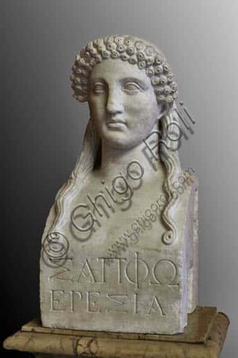Busto di Saffo ai Musei Capitolini: Storia e Descrizione