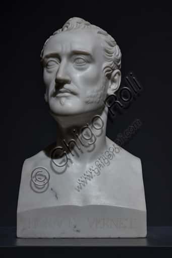 Marble Bust of Horace Vernet by Bertel Thorvaldsen (1832-3)