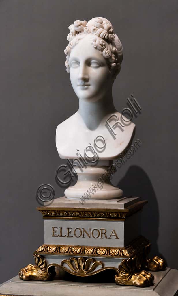 Antonio Canova's Marble Bust of Eleonora d'Este in Brescia