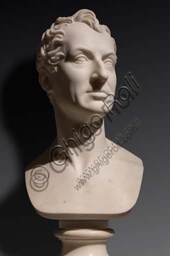 Marble Bust of Klemens von Metternich by Bertel Thorvaldsen