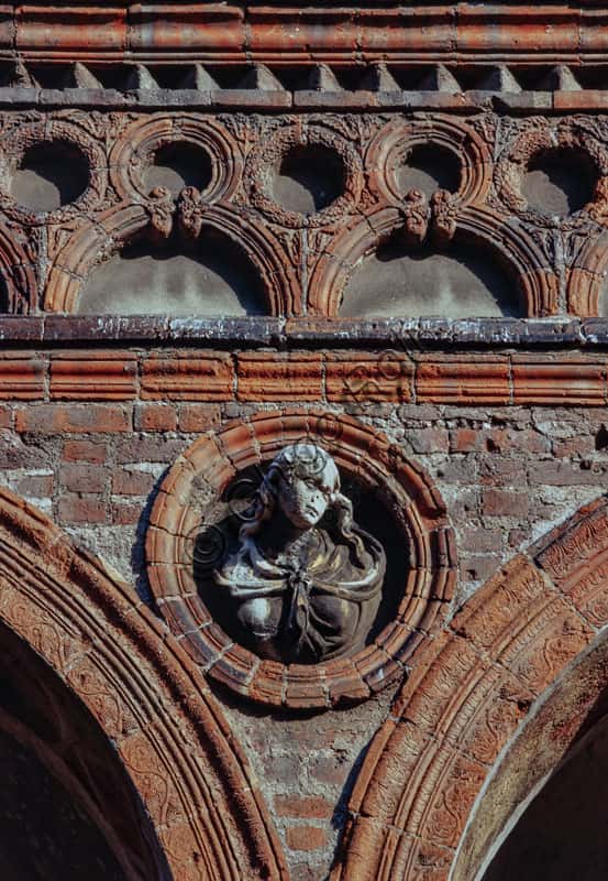 Renaissance Terracotta Decoration on the Ca' Granda Facade in Milan