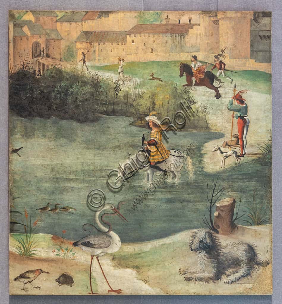 "Falconry" by Floriano Ferramola in Brescia
