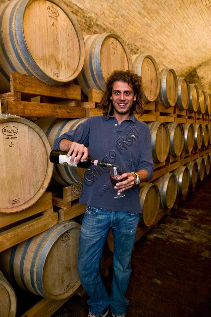 Scacciadiavoli Winery in Cantinone: Montefalco Sagrantino in Barrels