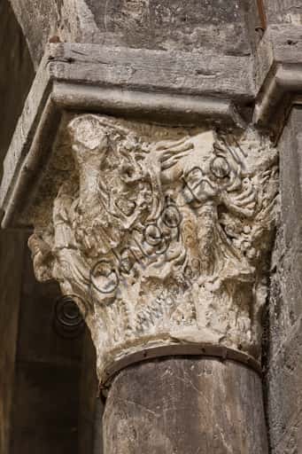 Figurative Capital with Aurae in Genoa Cathedral (3rd Century AD)