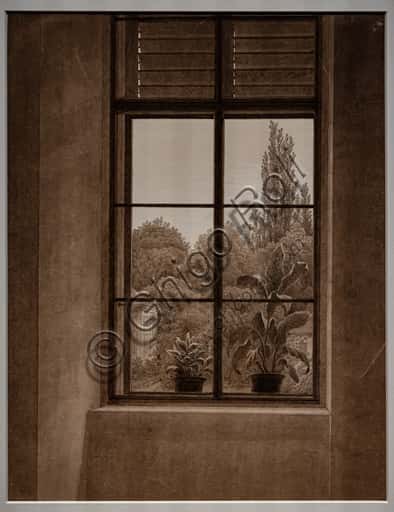 Caspar David Friedrich: Finestra con vista su parco (1836-7)