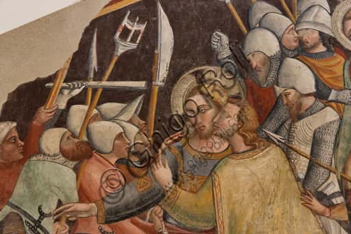 Cattura di Cristo a Palazzo Trinci di Foligno: Affresco del Trecento