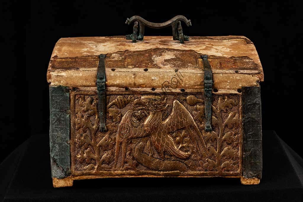 Gilded Pastiglia Reliquary Box of St. Louis IX - Monreale