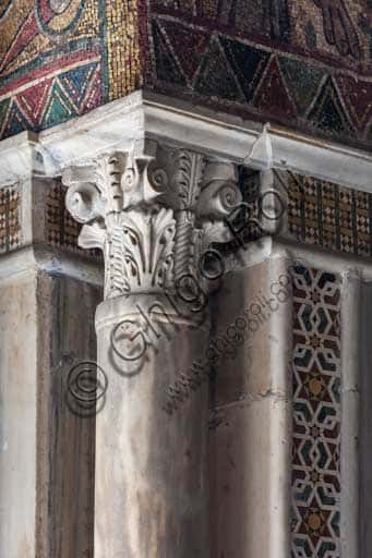 Angular Column in the King Roger Room at the Palace of the Normans