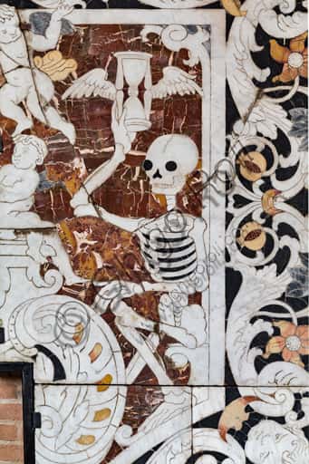 Marble Opus Sectile 'Death' | Franco Maria Ricci Collection | Masone Labyrinth