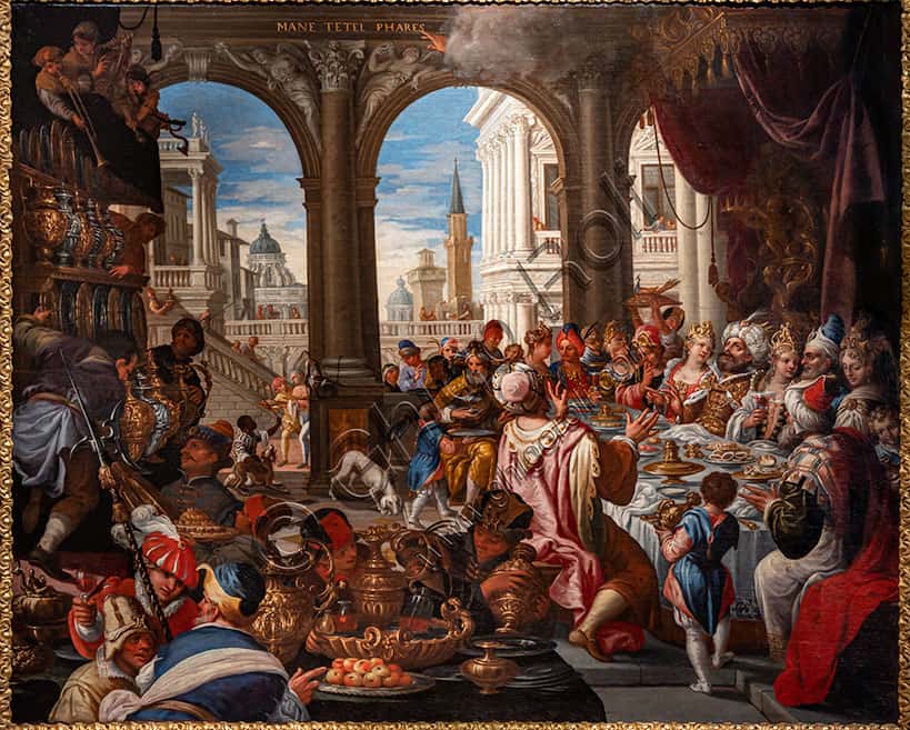 Banquet of Balthazar: painting from Veronese's workshop