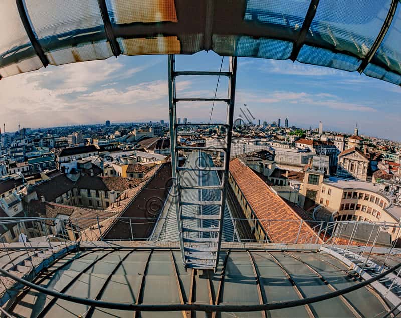 The 19th-Century Iron and Glass Roof of the Octagon in Milan