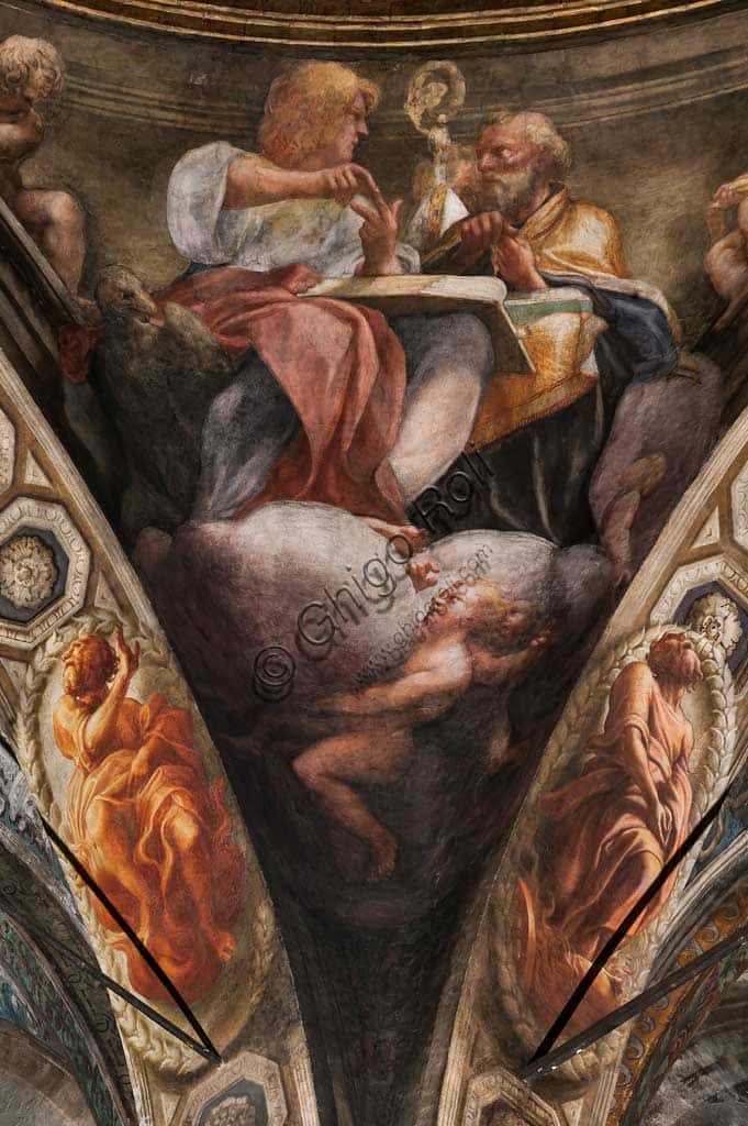 Correggio's Fresco of the Ascension of Christ in the Church of San Giovanni Evangelista, Parma