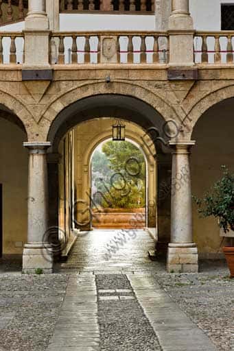 The Maqueda Courtyard of the Royal Palace, Palermo: Partial View
